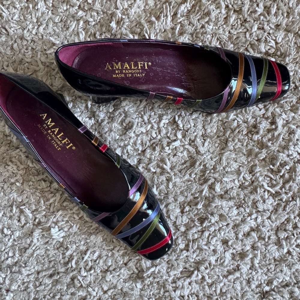 Amalfi Multicolor Striped Flats